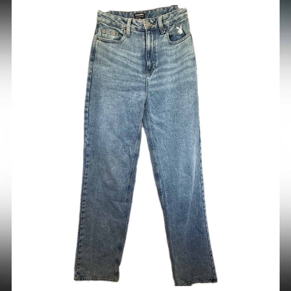 Playboy x PacSun High-Waisted Straight Leg Jeans